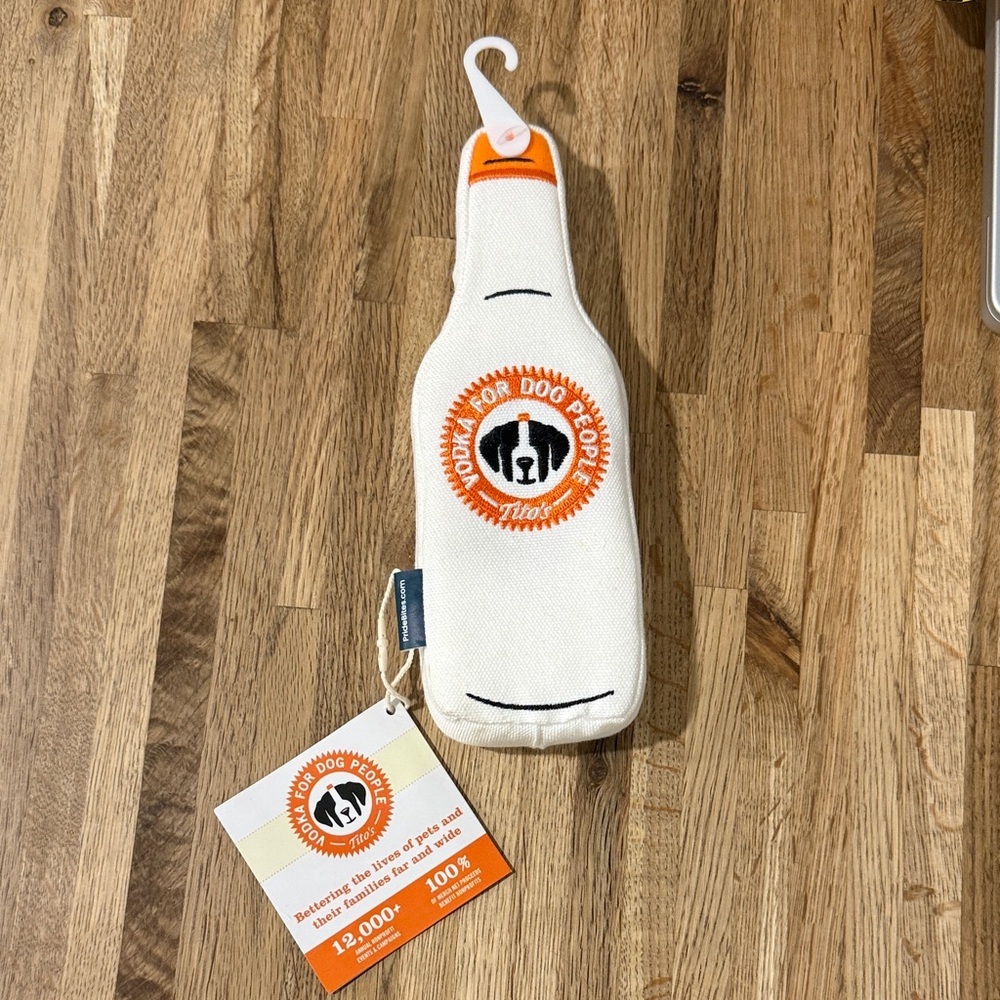Tito’s White and Orange Dog Toy - Picture 2 of 2
